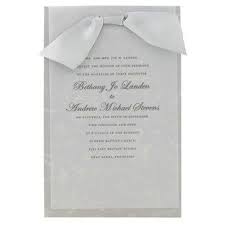 Wedding Invitations With Vellum Satin Ribbon Hobby Lobby Wedding Invitations Wedding Invitation Ribbon Silver Wedding Invitations