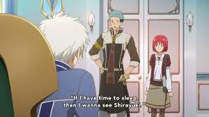 Akagami No Shirayuki Hime Snow White With The Red Hair Mitsuhide Shirayuki And Zen Episode 3 Snow White With The Red Hair Snow White Anime Romance