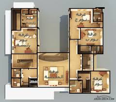 مشروع فيلات الخالدية من دار الخيال Arab Arch Architectural House Plans Square House Plans House Design