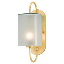 Gold leaf sconces for bedroom. Surrey Gold Leaf Modern Glass Cylinder Sconce Sconces Wall Sconces Wall Lights