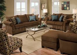 Sable Brown Fabric Sofa Loveseat Set W Accent Throw Pillows Brown Couch Interior Desig Brown And Blue Living Room Brown Living Room Brown Living Room Decor