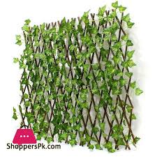 Buy Artificial Wall Covering Leaves Plant Flowers Home Decoration 2 5 Feet At Best Price In Pakistan Planting Flowers Plant Decor Hedges
