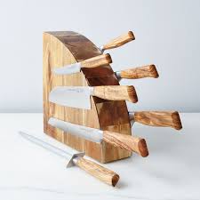 Magnetic Wood Knife Block In 2021 Wood Knife Knife Storage Small Wood Projects