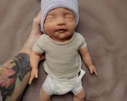 Handmade 14" Full Body Silicone Baby Doll "tabitha" or "tony"