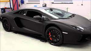 Interessiert an mehr gebrauchten autos? Komplettfolierung Lamborghini Aventador Schwarz Matt Car Design Factory Youtube