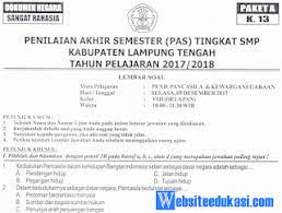 Siap soal uts untuk smp sederajat kelas 7 8 9 semester 2 tahun pelajaran 2015 2016 siap soal uts smp semester 2 salam edication. Naskah Soal Pas Uas Pkn Kelas 8 K13 Tahun 2018 2019 Soal Terbaru