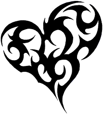 How To Draw A Tribal Heart Tattoo Design In Easy Steps Tutorial - How To  Draw Step By Step Drawing Tutorials
