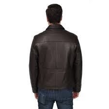 Excelled Mens Big And Tall Black New Zealand Lambskin Leather Jacket