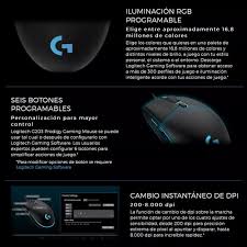 Software for logitech g203 lightsync. Logitech G203 Prodigy Mouse Gaming 6 Botones 200 8000dpi Mercado Libre