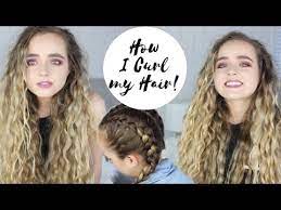 Rather than finishing off your curly ponytail with a braid, switch it up by braiding your hairline into four sleek dutch braids and tying them into a loose and low ponytail. Curly Hair Routine Dutch Braid Tutorial Conagh Kathleen Youtube