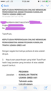 Pada 3 november yang lepas, aku ada jawab online exam untuk jawatan ptd m41. Pac Air Traffic Controller Atc 2017 Dan Exam Online Ptd Nurbaya Mustafa
