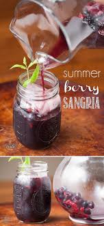 Summer Berry Sangria Is A Refreshing Cocktail Made With Summer Berries Soaked In Red Wine With Berry Infused Berry Sangria Sangria Recipes Refreshing Cocktails