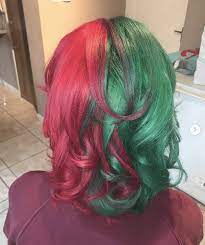 10 Brilliant Shades Of Christmas Hair Color 2021 Ultimate Guide Green Hair Colors Virgin Hair Color Christmas Hair
