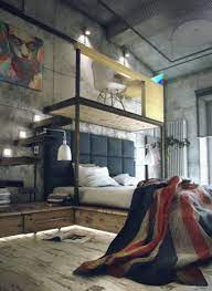 industriele inrichting tienerkamer slaapkamer ontwerp industriele slaapkamer kleine ruimte design