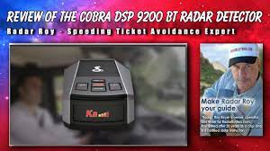 Uniden radar detector laser dfr7 gps super long range police camera mount cobra. Cobra Dsp 9200 Bt Radar Detector Review Youtube