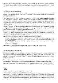 Accueil tout un mag pour vous homepage banque privée changement de régime matrimonial : Les Changements De Regime Matrimonial 1029 O8wv6e Fichier Pdf