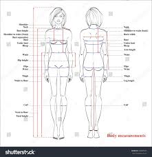 Maybe you would like to learn more about one of these? Woman Body Measurement Chart Scheme For Royalty Free Stock Vector 486865543 Avopix Com