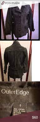 Outer Edge Leather Coat Leather Coat Outer Women Leather