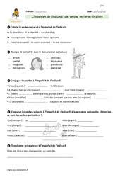 Accueil maternelle cp ce1 ce2 cm1 cm2 collège fiches compétences tablettes recherche. Exercice Imparfait De L Indicatif Cm1 Cycle 3