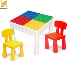 Cocuk Cok Fonksiyonlu Yapi Taslari Masa Sandalye Takimi Kucuk Buyuk Parcaciklar Taban Plakasi Masasi Diy Tugla Oyuncaklar Cocuk Hediye Icin Bloklar Aliexpress