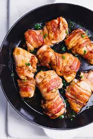 The Best Bacon Wrapped Chicken Thighs Recipe Quick Simple And Delicious One Pan Boneless Chicken Thigh Recipes Chicken Thights Recipes Chicken Thigh Recipes
