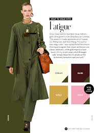What To Wear With The Colour Fatigue Color Combinations For Clothes Colour Combinations Fashion Instyle Color Crash Course