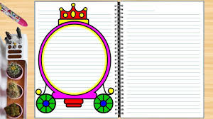 Border Design For Projects On Paper Page Borders Design Handwriting Examples Border Design