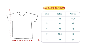 Size Chart Kaos