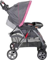 Baby trend crib with grey floral pattern. 90014014940 Baby Trend Venture Lx Travel System Kira