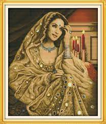 See more ideas about cross stitch, stitch, cross stitch patterns. Nkf Indian Beauty Cross Stitching Needlework Painting Chinese Cross Stitch Kits For Embroidery Home Decor Cross Stitch Set Cross Stitch Kits Cross Stitch Needleworkcross Stitch Aliexpress