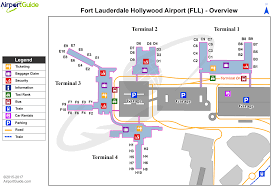 Fort Lauderdale Fort Lauderdale Hollywood International Fll Airport Terminal Map Overview Fort Lauderdale Airport Fort Lauderdale Fort Lauderdale Map