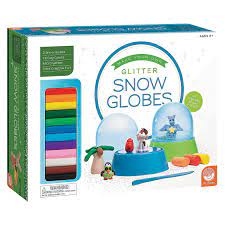 Make Your Own Glitter Snow Globes Mindware Snow Globes Snow Globe Kit Snow Globe Crafts