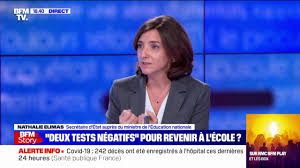 Secrétaire d'etat chargée de l'education prioritaire. Ecole L Hypothese D Un Second Test Negatif Pour Revenir En Classe Est Sur La Table Affirme Nathalie Elimas