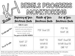 Kindergarten And First Grade Dibels Progress Monitoring