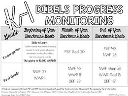 kindergarten and first grade dibels progress monitoring