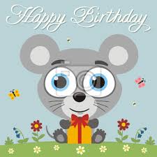 Die besten lustige geburtstag bilder witzige happy birthday bilder, party hard memes, witzige sweet sixteen bilder. Alles Gute Zum Geburtstag Lustige Kleine Maus Mit Geburtstagsgeschenk Fototapete Fototapeten Maus Gruss Geschenk Myloview De