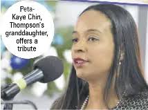 Moving farewell for St Mary stalwart Inez Thompson