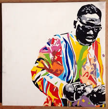 Black And White With Color Drawing Biggie Smalls In Black White Colors 12 Square Biggie Smalls Art Notorious Big Art Biggie Smalls