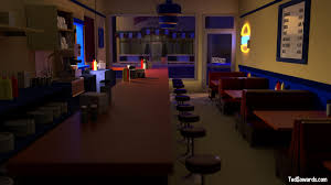 Bob's open and spacious interior, floor to ceiling windows, easy seating and cozy fireplace, greet every bob's guest. Bob S Burgers I Made With Renderman Renderman
