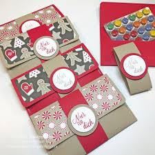 Mini Adventskalender Hubsch Verpackt Stampinup Basteln Weihnachten Christmas Adventskalender Zuckerstange Scrapbook Gift Gift Card Holder Christmas Cards