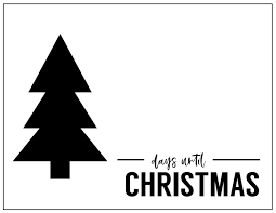 Sleeps left until christmas 2021. Free Printable Days Until Christmas Countdown Paper Trail Design