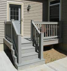 Pin By Ev Wicks On Backyard Outdoor Stair Railing Exterior Stairs Railings Outdoor
