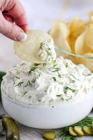 4 Ingredient Dill Pickle Dip Spend With Pennies