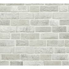 Günstige tapete blume muster vinyl wallcloth 3d pvc wandverkleidung tapete. A S Creation Vliestapete Trendwall Tapete In Backstein Optik Grau Weiss 371601 Wall Art De