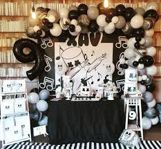An Amazing Dj Marshmello Themed Party For Xav Djmarshmello Djmarshmelloparty Kidspartyplanner Bday Party Theme Kids Party Planner Kids Party Decorations