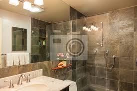 Moderne Renovierte Badezimmer Granit Dusche Fliesen Wandsticker Travertin Aktualisieren Eigentumswohnung Myloview De