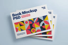 Horizontal Book Cover Mockup Set In 2020 Book Cover Mockup Book Texture Book Cover