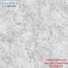 Gạch Đá Lát Nền 80x80 Saigres của Amygres xám vân đá 842