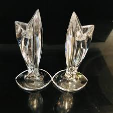 ✅ browse our daily deals for even more savings! Vintage Waterford Crystal Marquis Candle Holders Candlesticks Watermarked With Original Label Made In Austria Leaf Shape Carol S True Vintage And Antiques
