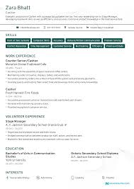 Download a free biodata format for a job. Cashier Resume Example Writing Guide For 2021
